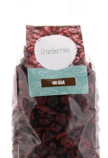 Mijnnatuurwinkel Cranberries rietsuiker (400 Gram)