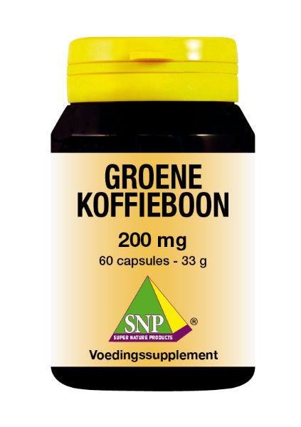 SNP Groene koffiebonen 200mg (60 Capsules)