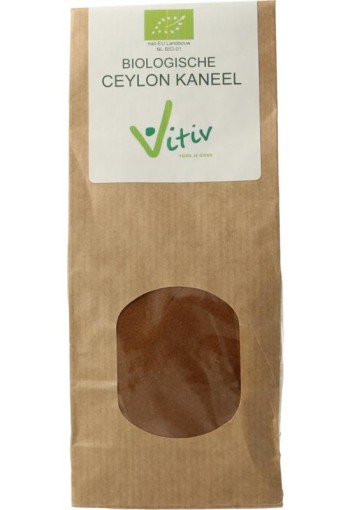 Vitiv Ceylon kaneel poeder bio (100 Gram)