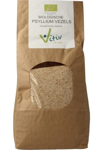 Vitiv Psyllium vezels bio (500 Gram)