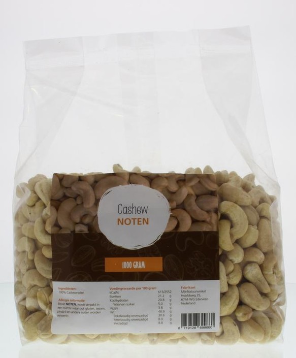 Mijnnatuurwinkel Cashewnoten (1 Kilogram)