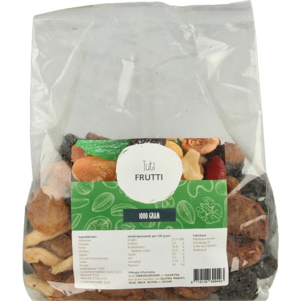 Mijnnatuurwinkel Tutti frutti (1 Kilogram)