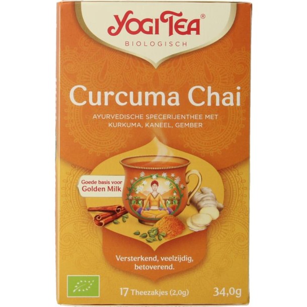 Yogi Tea Curcuma / turmeric chai tea bio (17 Zakjes)