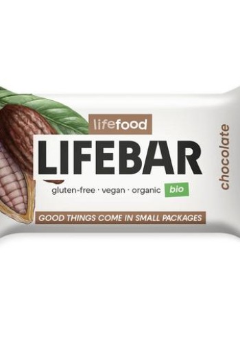 Lifefood Lifebar chocolade mini bio (25 Gram)