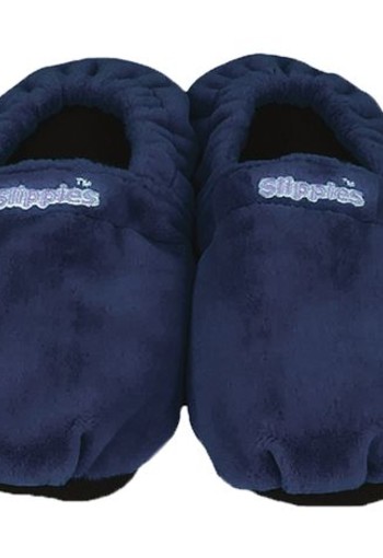 Warmies Slippies maat 8-11 (41-45) donker blauw (1 Paar)