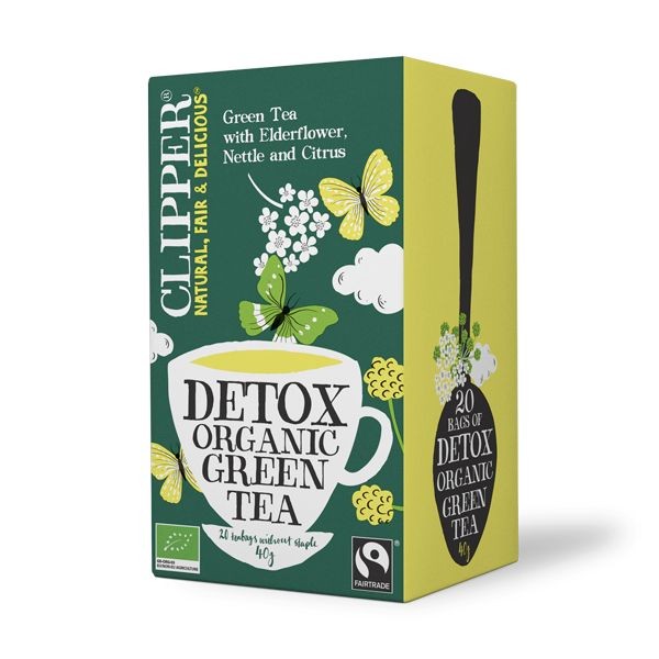 Clipper Detox green tea bio (20 Zakjes)