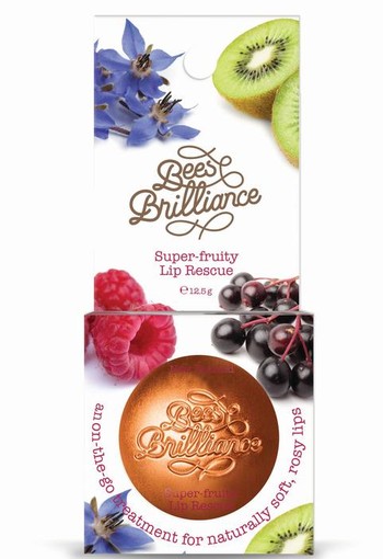 Bees Brilliance Super fruity lip rescue (12,5 Gram)