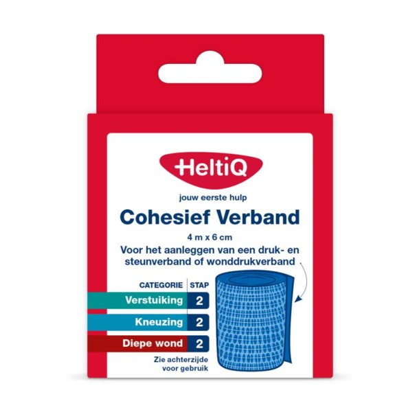 Heltiq Cohesief verband 4m x 6cm (1 Stuks)