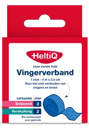 Heltiq Vingerverband 4m x 2.5cm (1 Stuks)