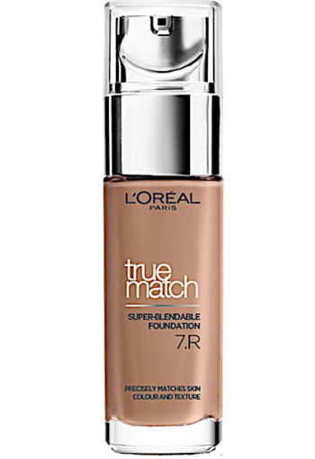 L'Oré­al True match foun­da­ti­on 7R/7C am­bre ro­se