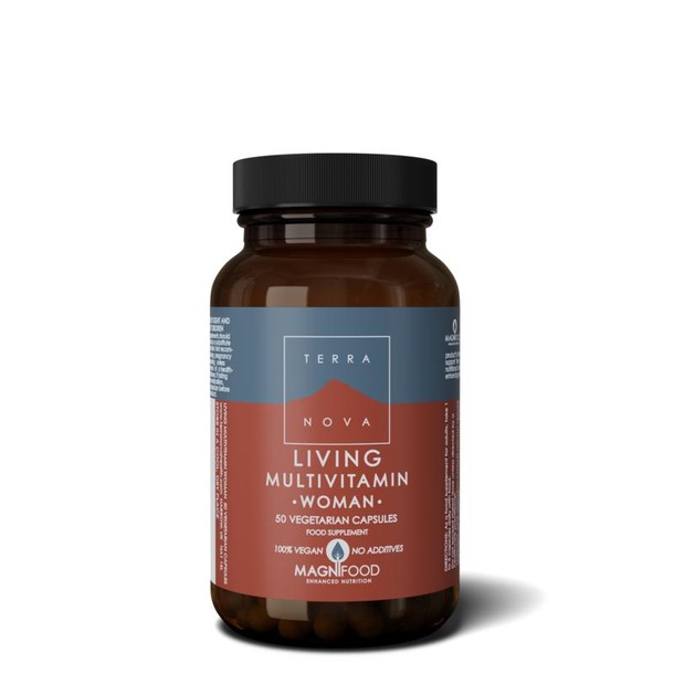 Terranova Living multivitamin woman (50 Vegetarische capsules)