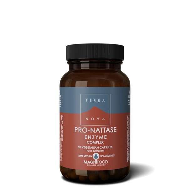 Terranova Pro-nattase enzyme complex (50 Vegetarische capsules)