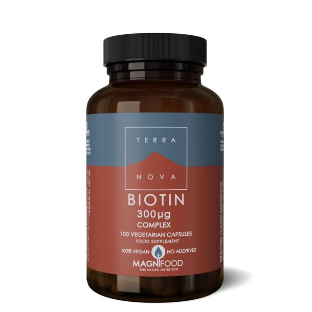 Terranova Biotin 300mcg complex (100 Vegetarische capsules)