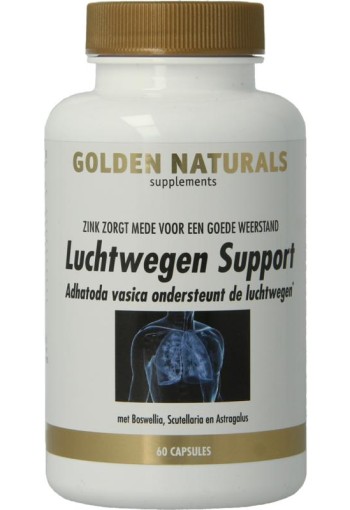 Golden Naturals Luchtwegen support (60 Capsules)