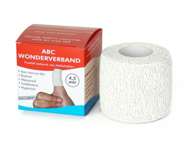 ABC Wondverband Wonderverband wit volwassenen (1 Stuks)