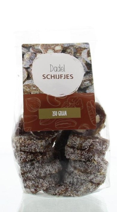 Mijnnatuurwinkel Dadel schijfjes (250 Gram)