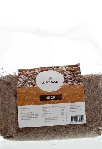 Mijnnatuurwinkel Lijnzaad heel (1 Kilogram)