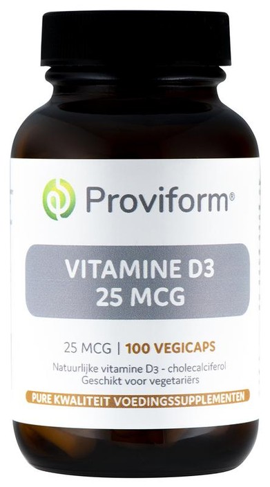 Proviform Vitamine D3 25mcg (100 Vegetarische capsules)