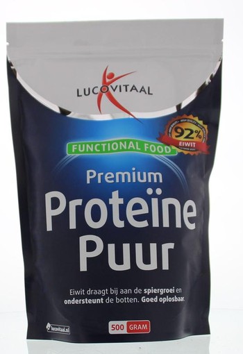 Lucovitaal Functional food premium proteine (500 gram). Tijdelijk niet leverbaar, reserveer nu!