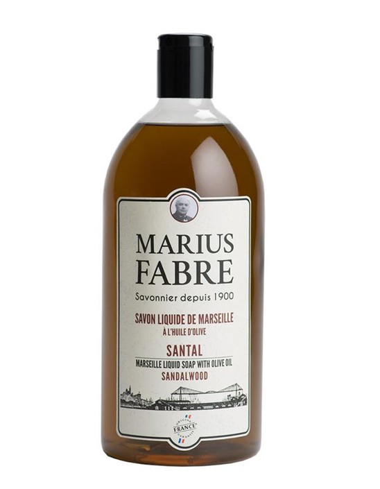 Marius Fabre Zeep navulling sandelhout (1 Liter)