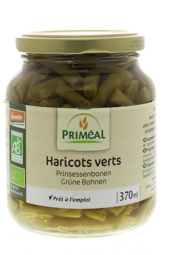 Primeal Haricots verts sperziebonen demeter bio (370 Milliliter)