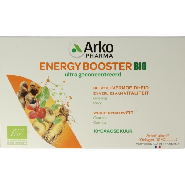 Arkofluids Energy booster bio (10 Ampullen)