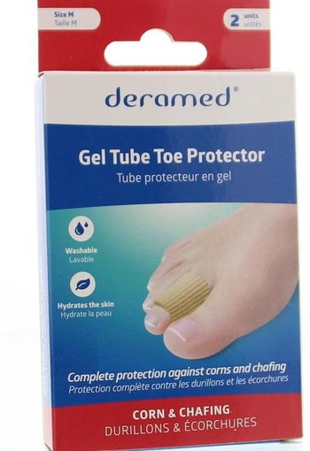 Deramed Teenring gel geribbeld maat M (2 Stuks)