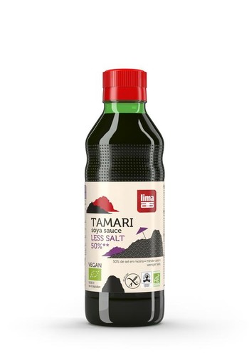 Lima Tamari 50% minder zout bio (250 Milliliter)