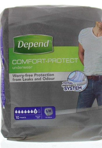 Depend Pants men normal maat S/M (10 Stuks)