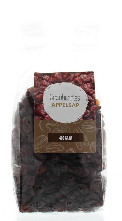 Mijnnatuurwinkel Cranberries gezoet met appeldiksap (400 Gram)