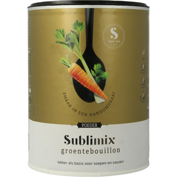 Sublimix Groentebouillon glutenvrij (540 Gram)