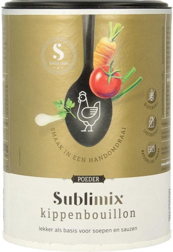 Sublimix Kippenbouillon glutenvrij (220 Gram)