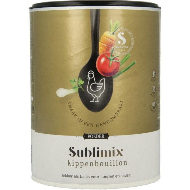 Sublimix Kippenbouillon glutenvrij (550 Gram)