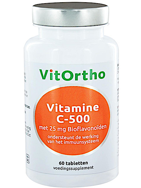 VitOrtho Voedingssupplementen Vitamine C-500 60 tab