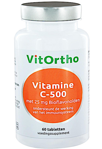 VitOrtho Voedingssupplementen Vitamine C-500 60 tab