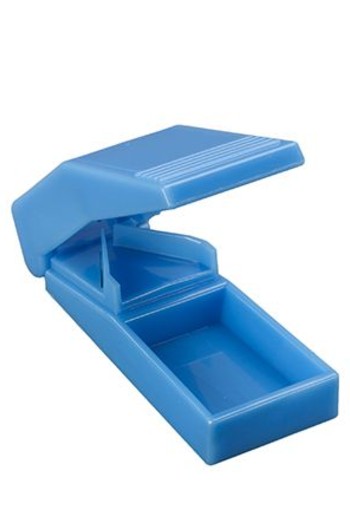 Spruyt Hillen Tabletsplitter blauw (1 Stuks)