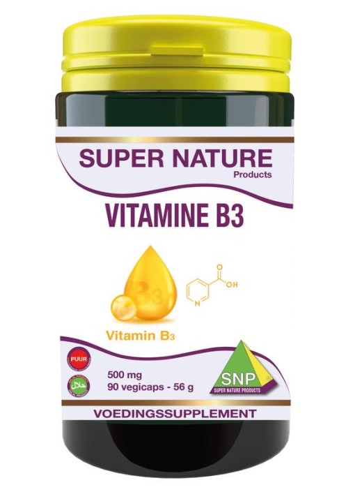 SNP Vitamine B3 500 mg puur (90 Capsules)