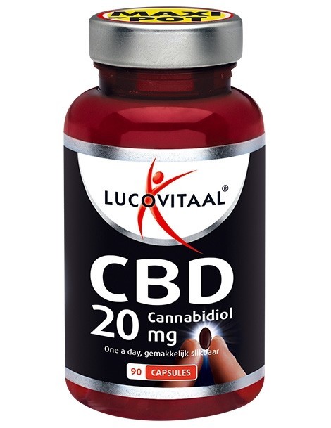 Lucovitaal Cannabidiol CBD 20 mg (90 capsules)