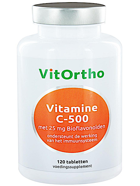 VitOrtho Voedingssupplementen Vitamine C-500 120 tab