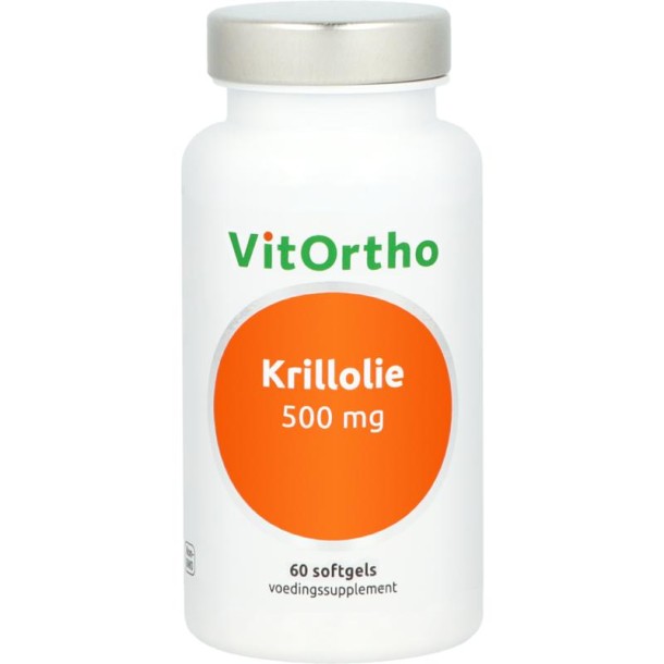 Vitortho Krillolie 500mg (60 Softgels)