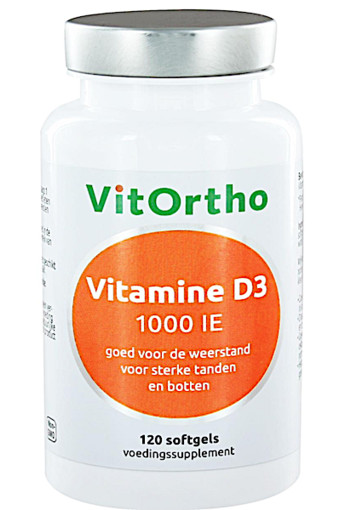Vitortho Vitamine D3 1000 IE 120 softgels