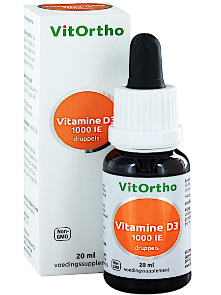 Vitortho Vitamine D3 1000 IE 20 ml