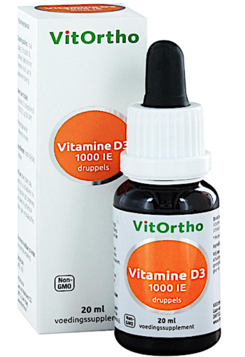 Vitortho Vitamine D3 1000 IE 20 ml