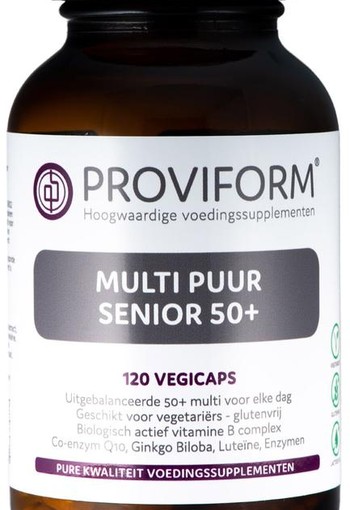 Proviform Multi puur senior 50+ (120 Vegetarische capsules)