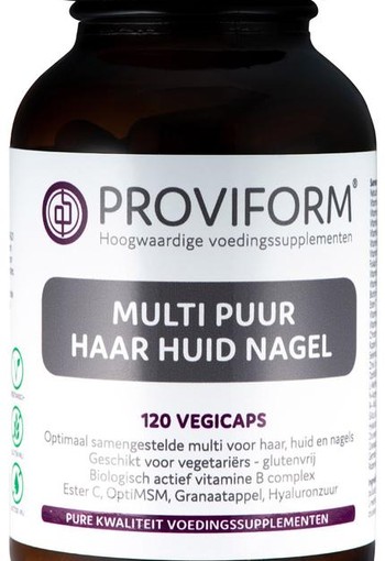 Proviform Multi puur huid haar nagel (120 Vegetarische capsules)