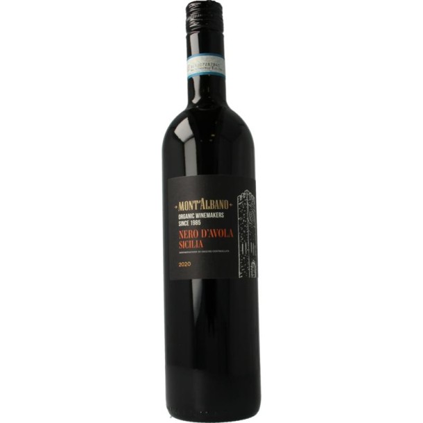 Mont Albano Nero d avola terre siciliane rood bio (750 Milliliter)