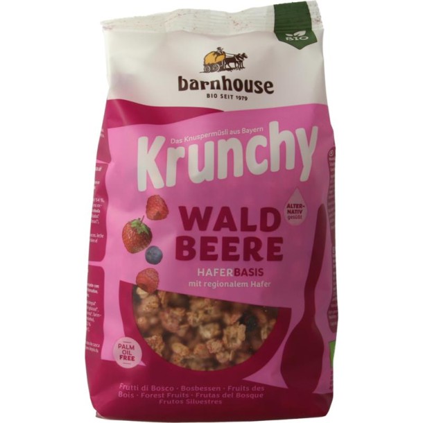 Barnhouse Krunchy pur bosbes bio (375 Gram)