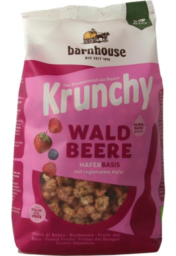 Barnhouse Krunchy pur bosbes bio (375 Gram)