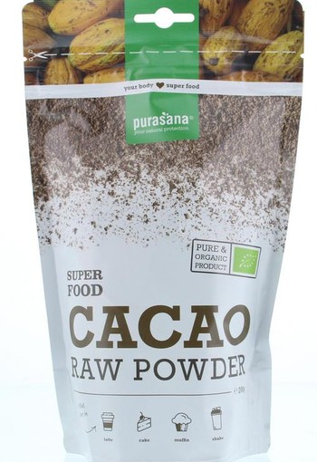Purasana Cacao poeder vegan bio (200 Gram)
