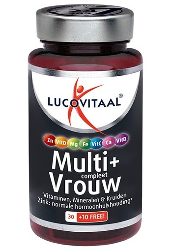 Lucovitaal Multi+ compleet vrouw (40 tabletten)